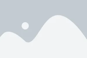 Abstract minimalist landscape: pale blue sky with curved white hills and a small sun.